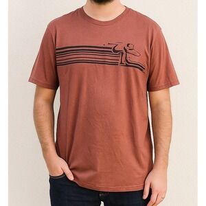 Marine‎ Layer Men's Rose Air Crew Ski Graphic Tee Size Large Retail $58